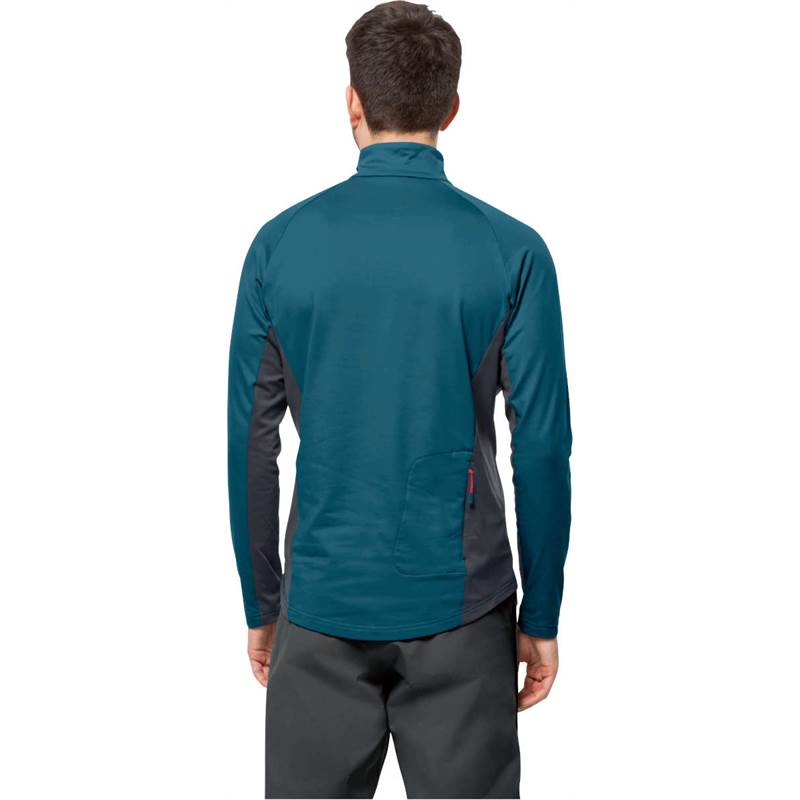 Jack Wolfskin Mens Morobbia Half-Zip T-Shirt-3